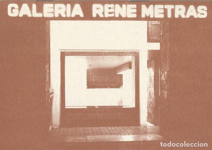 Art: Galer&iacute;a Ren&eacute; M&eacute;tras. No hay arte sin obsesi&oacute;n I. Ilustrado. Barcelona. 1996. 10,5x15 cm. 16 p&aacute;ginas.
