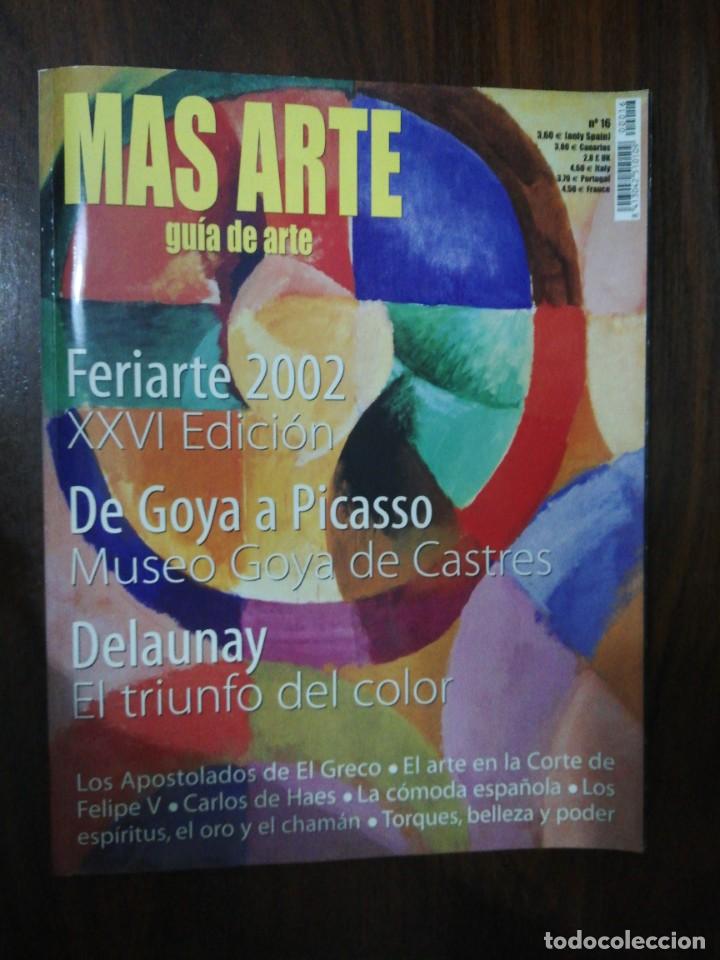 Arte: M&Aacute;S ARTE. GU&Iacute;A DE ARTE. N&ordm; 16. 2002. DE GOYA A PICASSO. DELAUNAY.