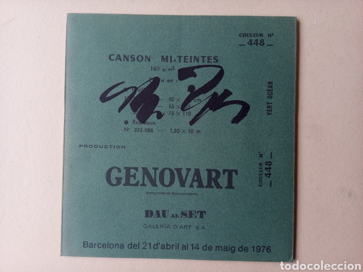 Arte: GENOVART - DAU AL SET - 1976 - Foto 1