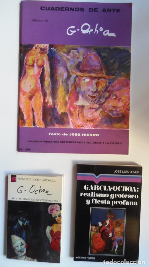 Arte: Luis Garc&iacute;a-Ochoa. 3 monograf&iacute;as. Dibujos + realismo grotesco fiesta profana