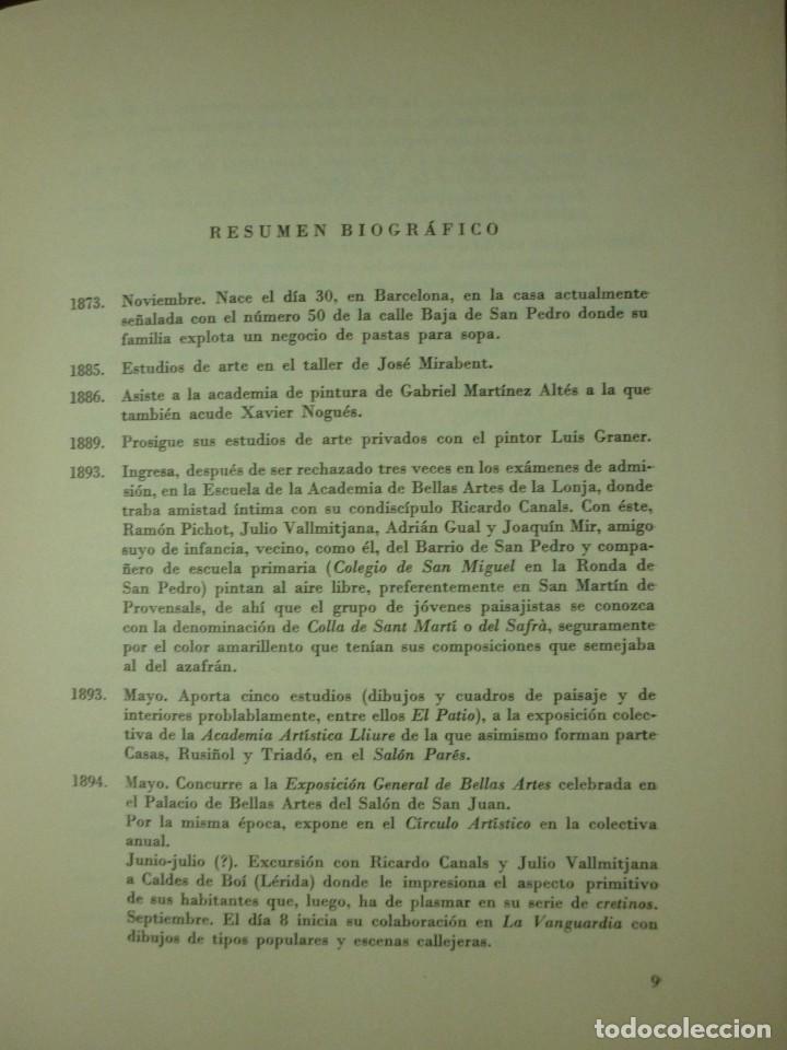 Arte: EXPOSICI&Oacute;N ISIDRO NONELL CATALOGO- 1962 - Foto 5