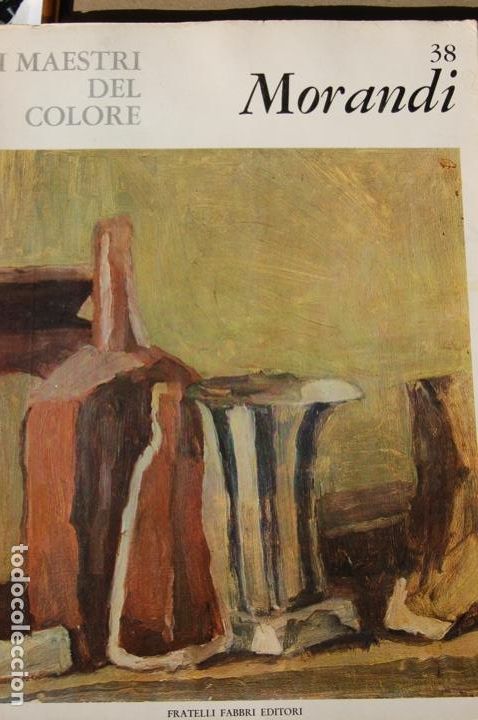 Art: MORANDI. I MAESTRI DEL COLORE. Cat&aacute;logo gran formato 27x35,5 cm 16 l&aacute;minas. A&ntilde;o 1964.