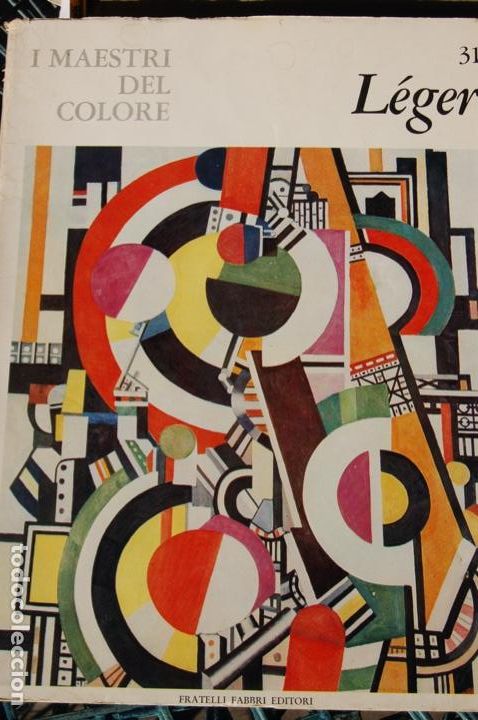 Arte: LEGER FERNAND. I MAESTRI DEL COLORE. Cat&aacute;logo gran formato 27x35,5 cm 16 l&aacute;minas. A&ntilde;o 1964.