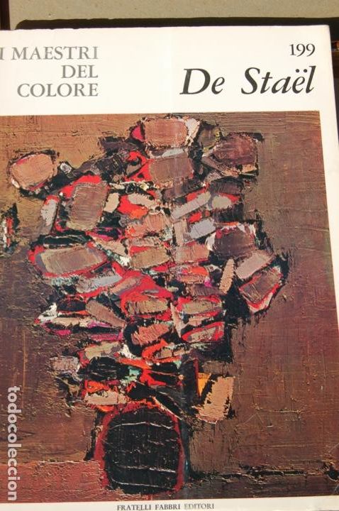 Arte: DE STA&Euml;L. I MAESTRI DEL COLORE. Cat&aacute;logo gran formato 27x35,5 cm 16 l&aacute;minas. A&ntilde;o 1966.