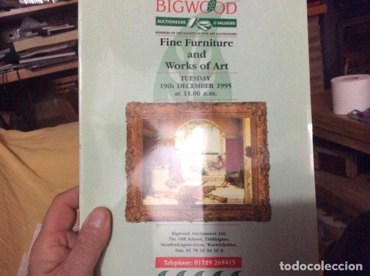 Arte: Catalogo subasta de antiguedades bigwood
