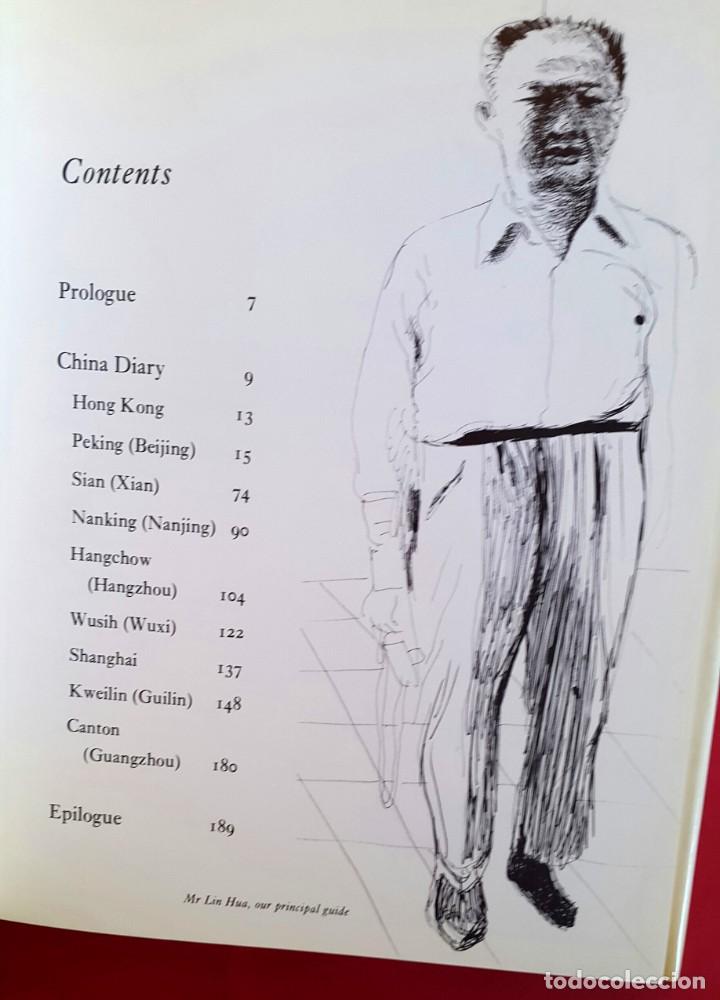 Arte: CHINA DIARY - DAVID HOCKNEY - STEPHEN SPENDER - 1&ordf; EDICI&Oacute;N 1982 - Foto 5