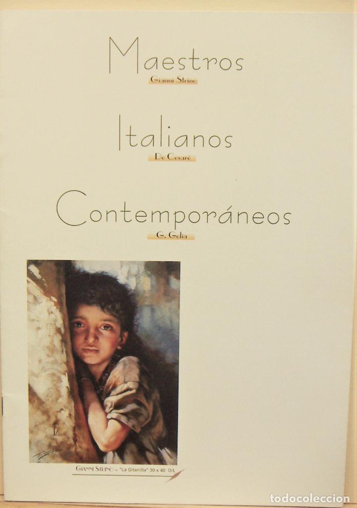 Art: CATALOGO MAESTROS ITALIANOS G. GOLIA G.STRINO Y DE CESARE