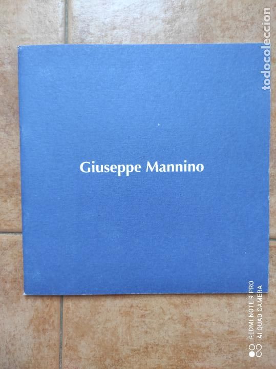 Arte: CATALOGO EXPOSICION PINTURA GIUSEPPE MANNINO - VELEZ MALAGA - 2003