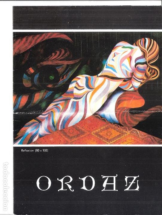 Arte: ORDAZ (Manuela Su&ntilde;er Ordaz). Marzo 1983. Art Fama, Palma de Mallorca. 21x15 cm. Doblez