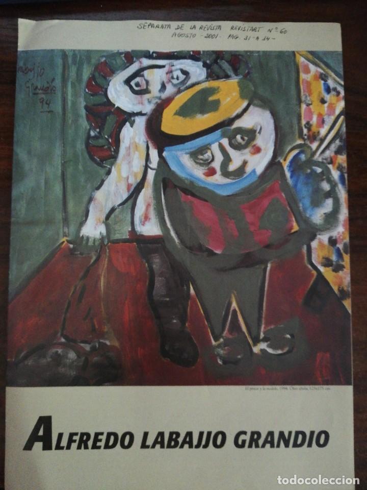 Arte: ALFREDO LABAJJO GRAND&Iacute;O. SEPARATA REVISTART N&ordm; 60. AGOSTO 2001