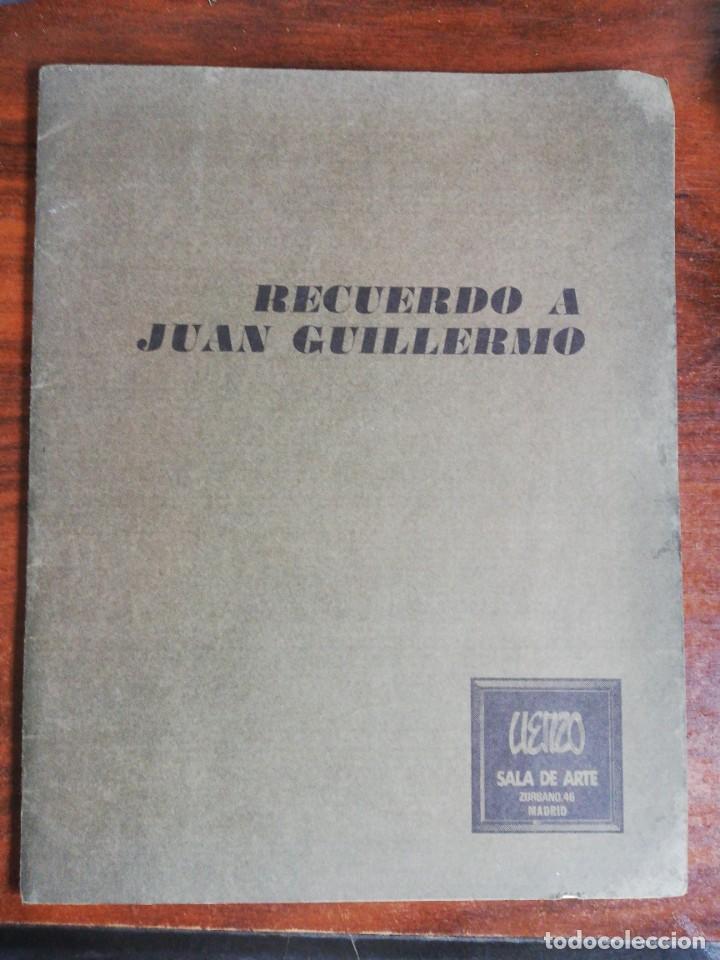 Arte: RECUERDO A JUAN GUILLERMO. LIENZO GALER&Iacute;A DE ARTE. 1974
