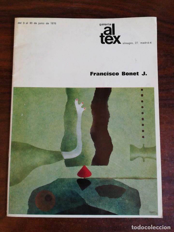 Arte: FRANCISCO BONET J. GALER&Iacute;A ALTEX. 1976