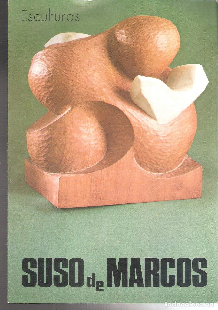 Arte: Souso de Marcos. Diciembre 1980 .Sala Exposiciones Caja de Ahorros de M&aacute;laga. D&iacute;ptico. 25x17 cm
