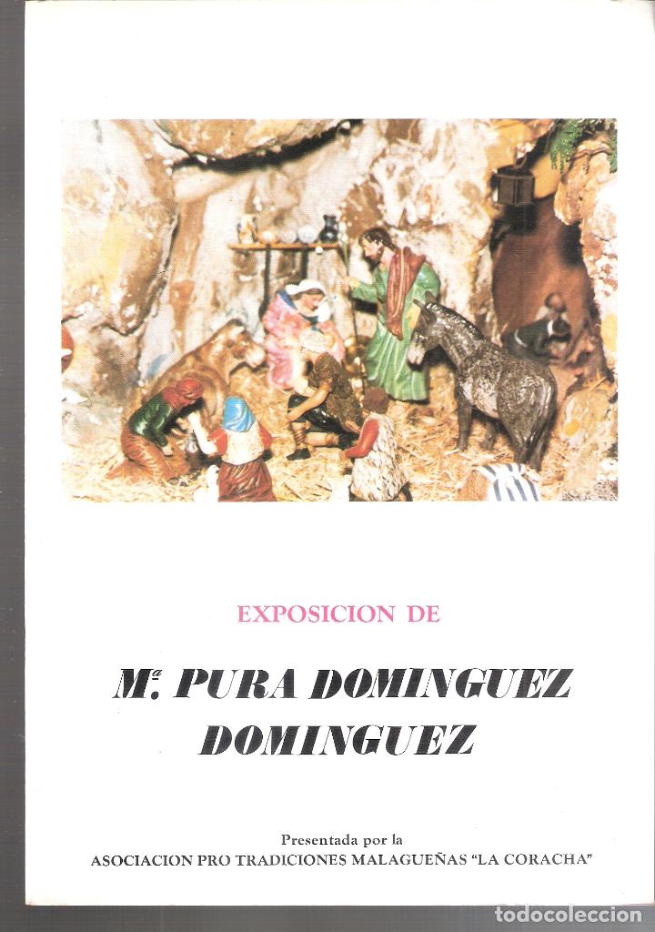 Arte: M&ordf; Pura Dominguez Dominguez. 1978. Sala Exposiciones Caja de Ahorros de M&aacute;laga. D&iacute;ptico. 25x17 cm