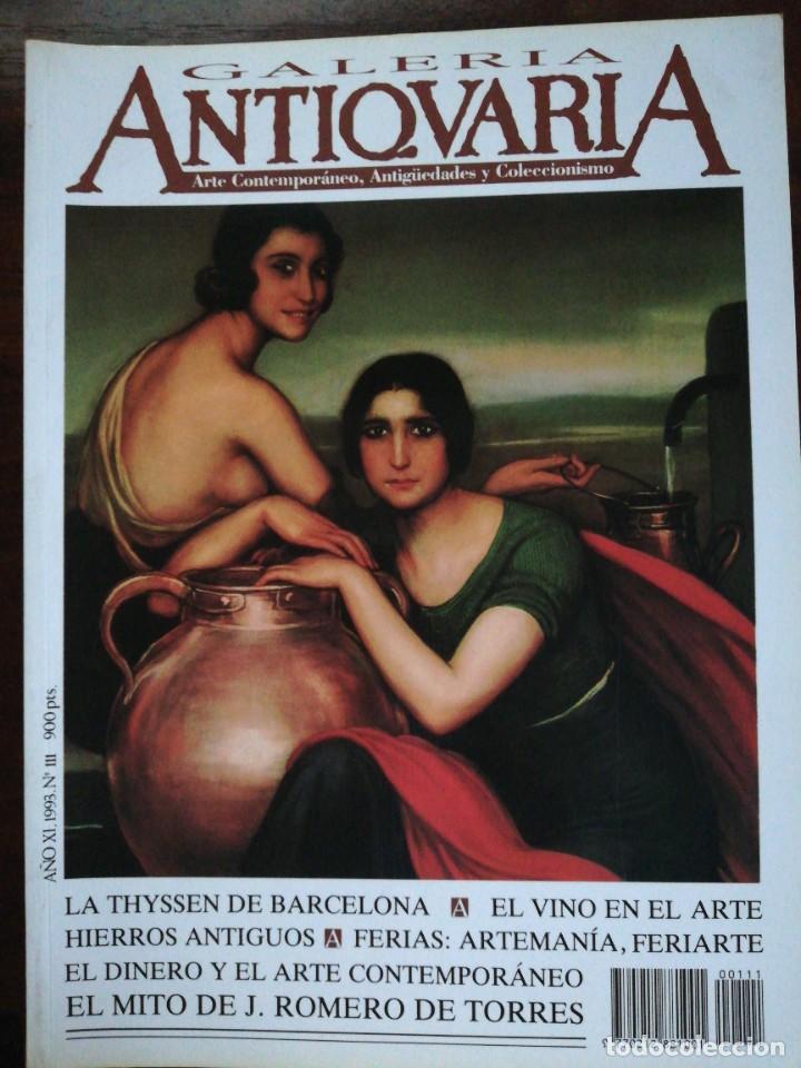 Arte: GALER&Iacute;A ANTIQUARIA. ARTE CONTEMPOR&Aacute;NEO. ANTIG&Uuml;EDADES Y COLECCIONISMO. N&ordm; 111. 1993