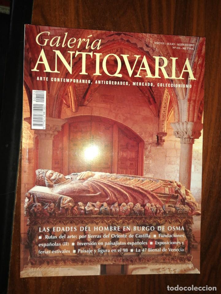 Arte: GALER&Iacute;A ANTIQUARIA. ARTE CONTEMPOR&Aacute;NEO. ANTIG&Uuml;EDADES Y COLECCIONISMO. N&ordm; 152. 1997