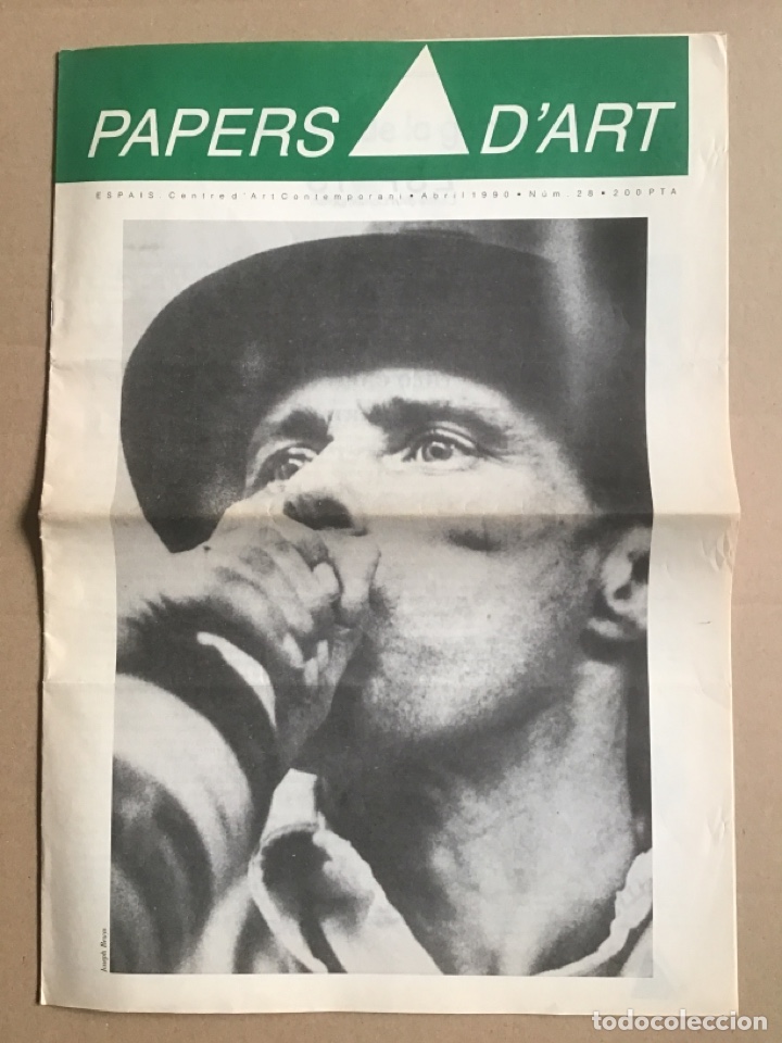 Arte: Papers D&rsquo;Art. ESPAIS. Centre d&rsquo;Art Contemporani. Abril 1990 N&ordm; 28.