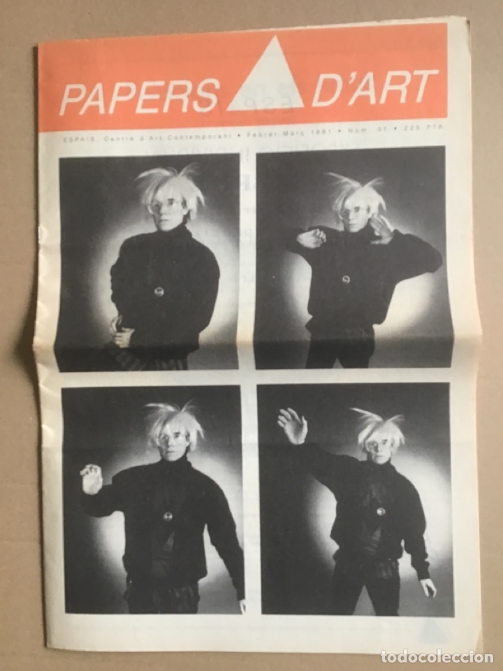 Arte: Papers D&rsquo;Art. ESPAIS. Centre d&rsquo;Art Contemporani. Febrer ~ Mar&ccedil; 1991. N&ordm; 37