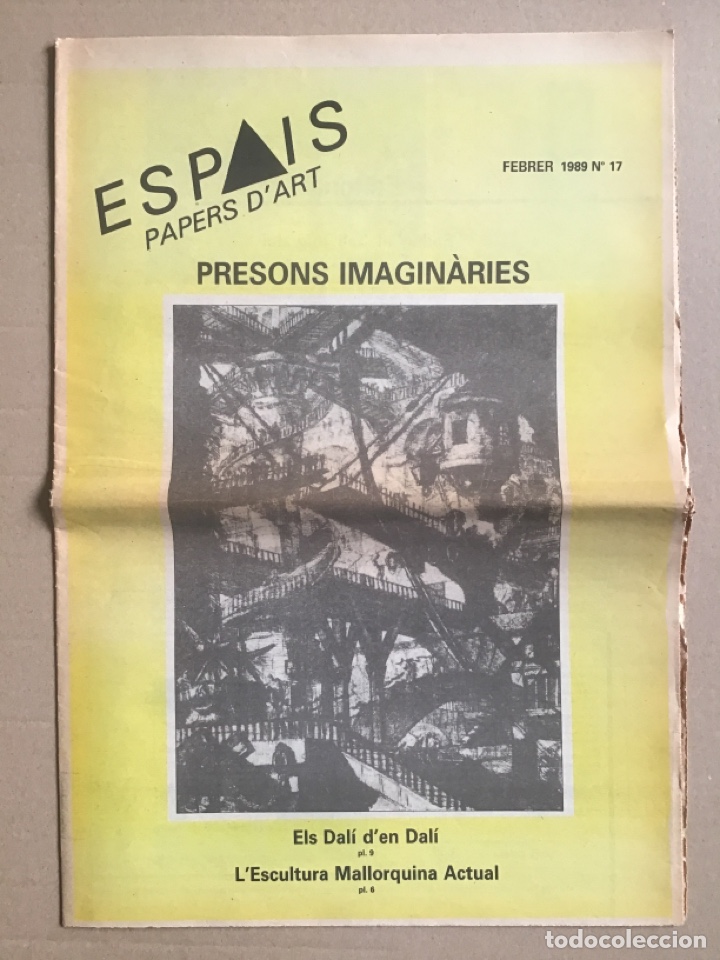 Art: Papers D&rsquo;Art. ESPAIS. Centre d&rsquo;Art Contemporani. Febrer 1989. N 17