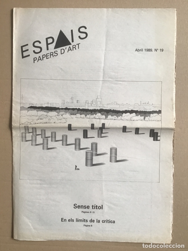 Arte: Papers D&rsquo;Art. ESPAIS. Centre d&rsquo;Art Contemporani. Abril 1989. N 19