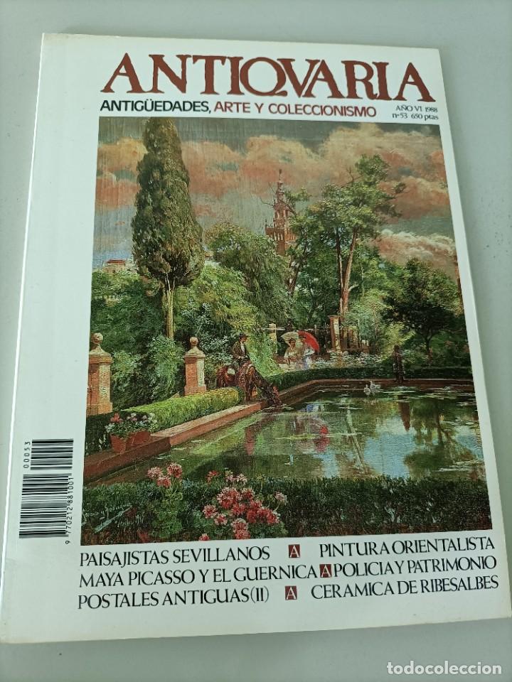 Arte: GALER&Iacute;A ANTIQUARIA. ARTE CONTEMPOR&Aacute;NEO. ANTIG&Uuml;EDADES Y COLECCIONISMO. N&ordm; 53