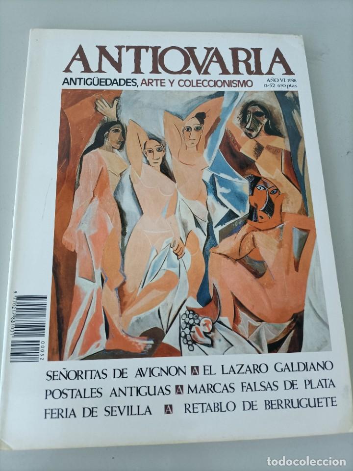 Arte: GALER&Iacute;A ANTIQUARIA. ARTE CONTEMPOR&Aacute;NEO. ANTIG&Uuml;EDADES Y COLECCIONISMO. N&ordm; 52