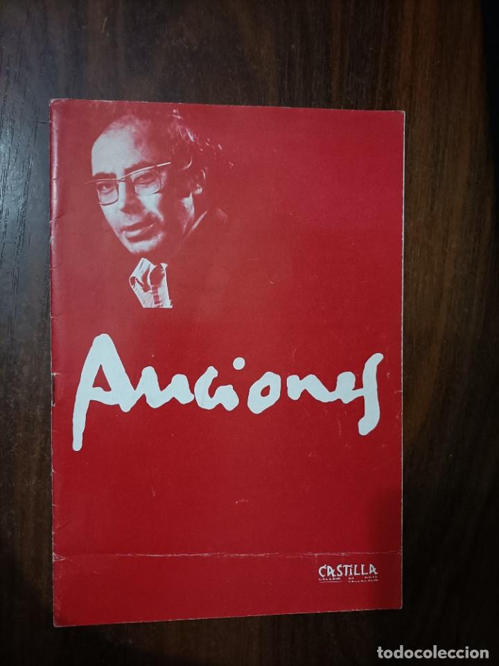 Arte: ON&Eacute;SIMO ANCIONES. CASTILLA GALER&Iacute;A DE ARTE, VALLADOLID. 1974