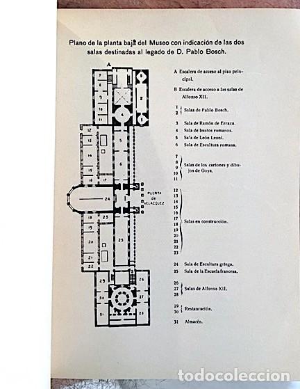 Arte: Pablo Bosch : Cat&aacute;logo de obras de arte legadas al M. del Prado (1916) L&aacute;minas: cuadros y medallas - Foto 2