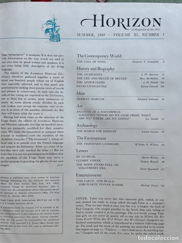 Arte: HORIZON (summer 1969) - n.3 - Foto 2