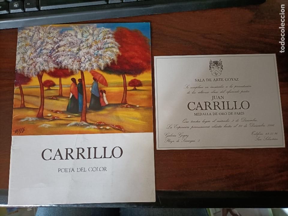 Arte: CARRILLO, POETA DEL COLOR (JUAN CARRILLO). SALA DE ARTE GOYAZ, SAN SEBASTI&Aacute;N 1996