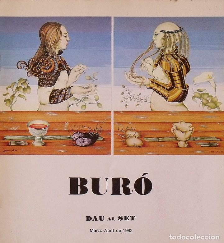 Art: Bur&oacute;. Dau al Set. 1982. Barcelona. 8 p&aacute;ginas. Ilustrado y textos. 24x22 cm.