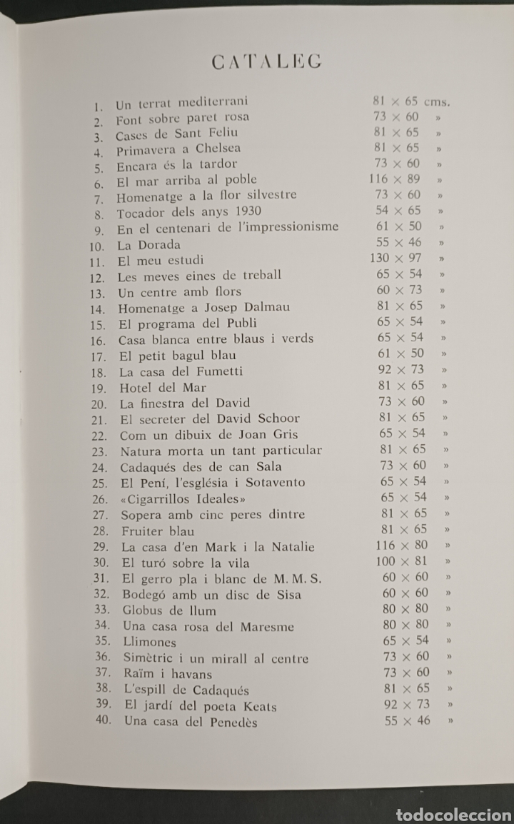 Arte: CATALOGO TOD&Oacute;. SALA PAR&Eacute;S 1976 - Foto 2