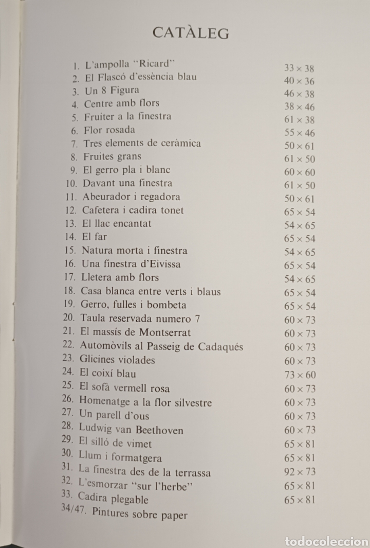 Arte: CAT&Aacute;LOGO TOD&Oacute; SALA PAR&Eacute;S 1978 - Foto 3