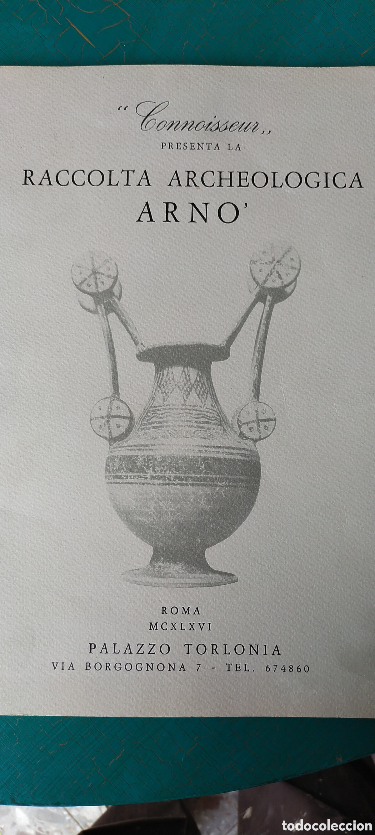 Arte: Raccolta archeol&oacute;gica arno Palazzo torlona arqueolog&iacute;a Roma connoisseur