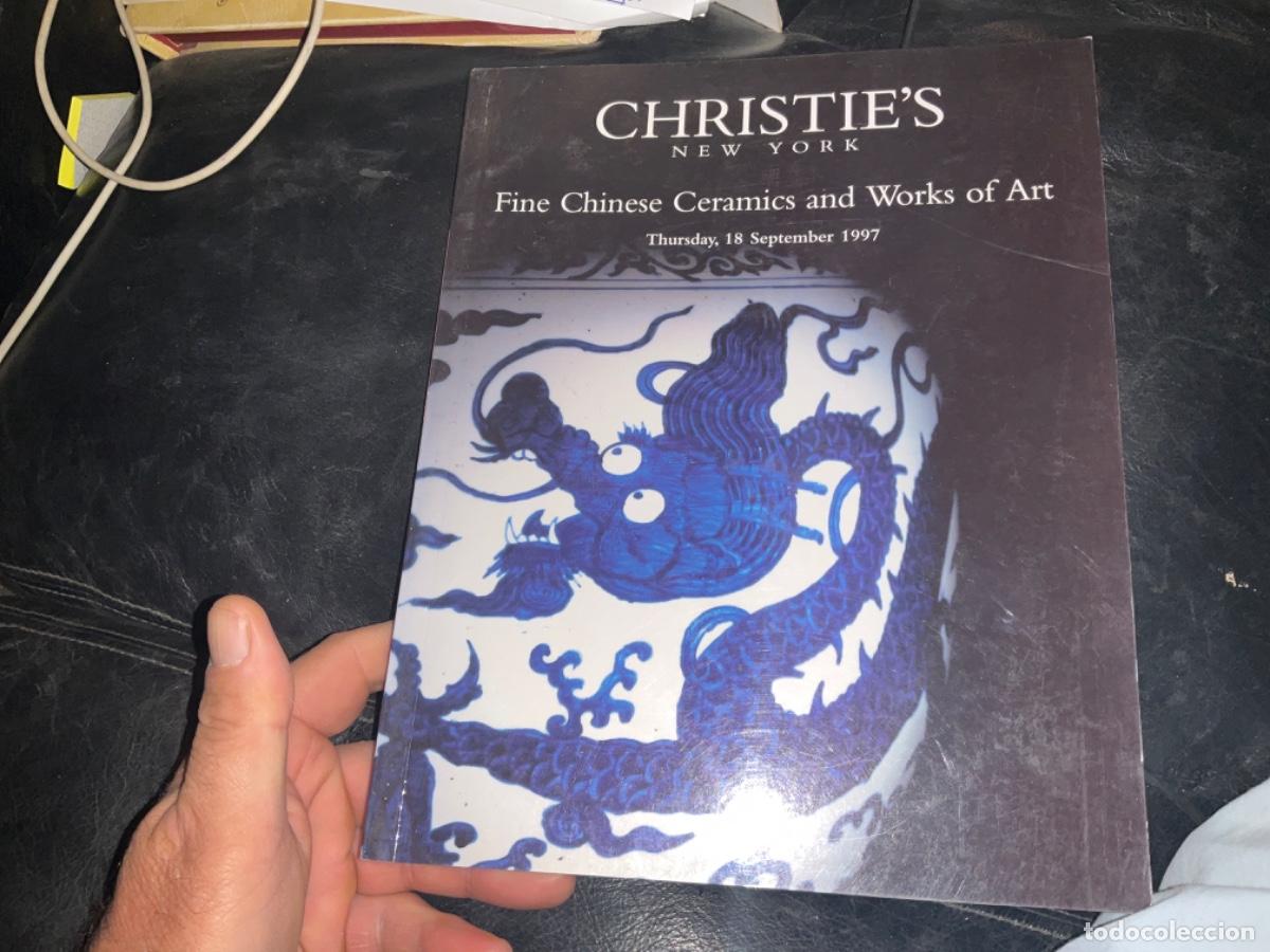 Art: Catalogo subastas chhristies new york 1997 fine chinese ceramics and works of art ceramica china