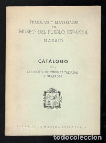 Arte: CATALOGO DE LA COLECCION DE CUERNAS TALLADAS Y GRABADAS.