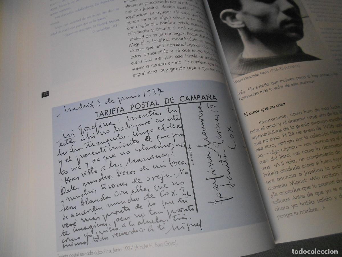 Arte: MIGUEL HERNANDEZ. CATALOGO DE EXPOSICION. - Foto 10