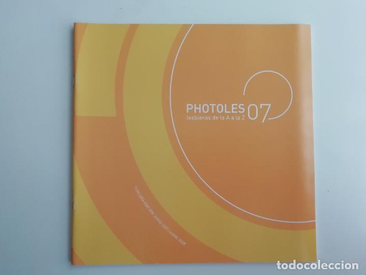 Arte: Folleto cat&aacute;logo exposici&oacute;n Photoles 07 Lesbianas de la A a la Z 2007 2008 Fotograf&iacute;a