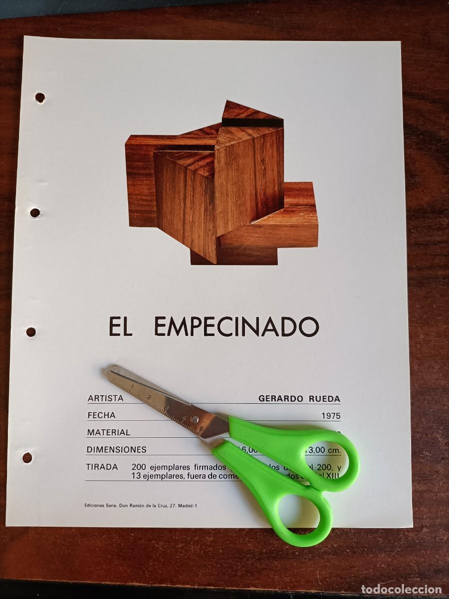 Arte: GERARDO RUEDA. SERIE DISE&Ntilde;O. MADRID. 1976 - Foto 2