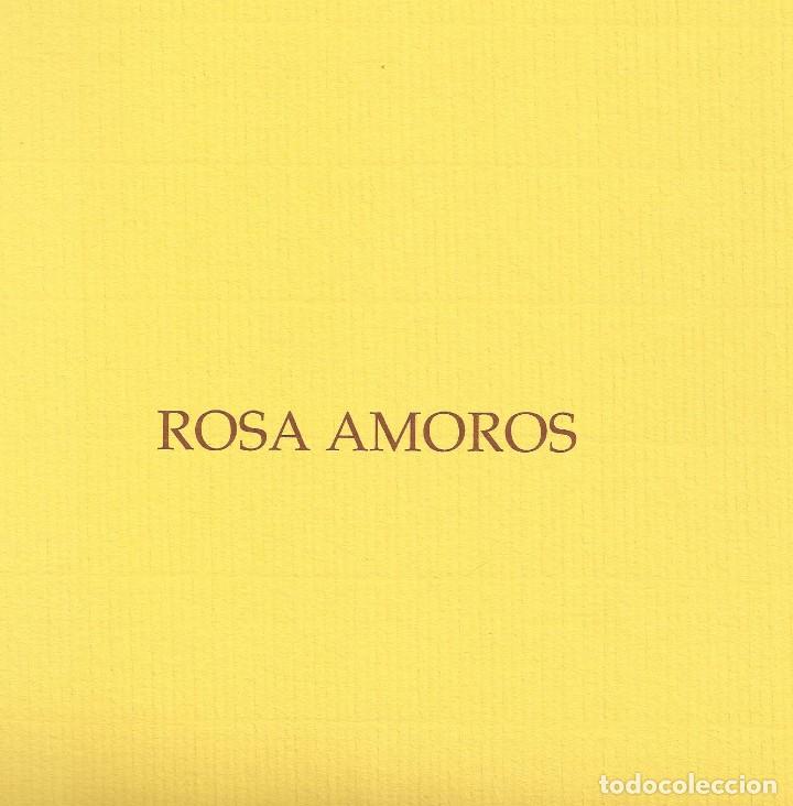 Art: Rosa Amor&oacute;s. Galer&iacute;a Ren&eacute; Metras. 1993. Barcelona. Ilustrado. 24 p&aacute;ginas. 21x21 cm. Cat&aacute;logo Arte.
