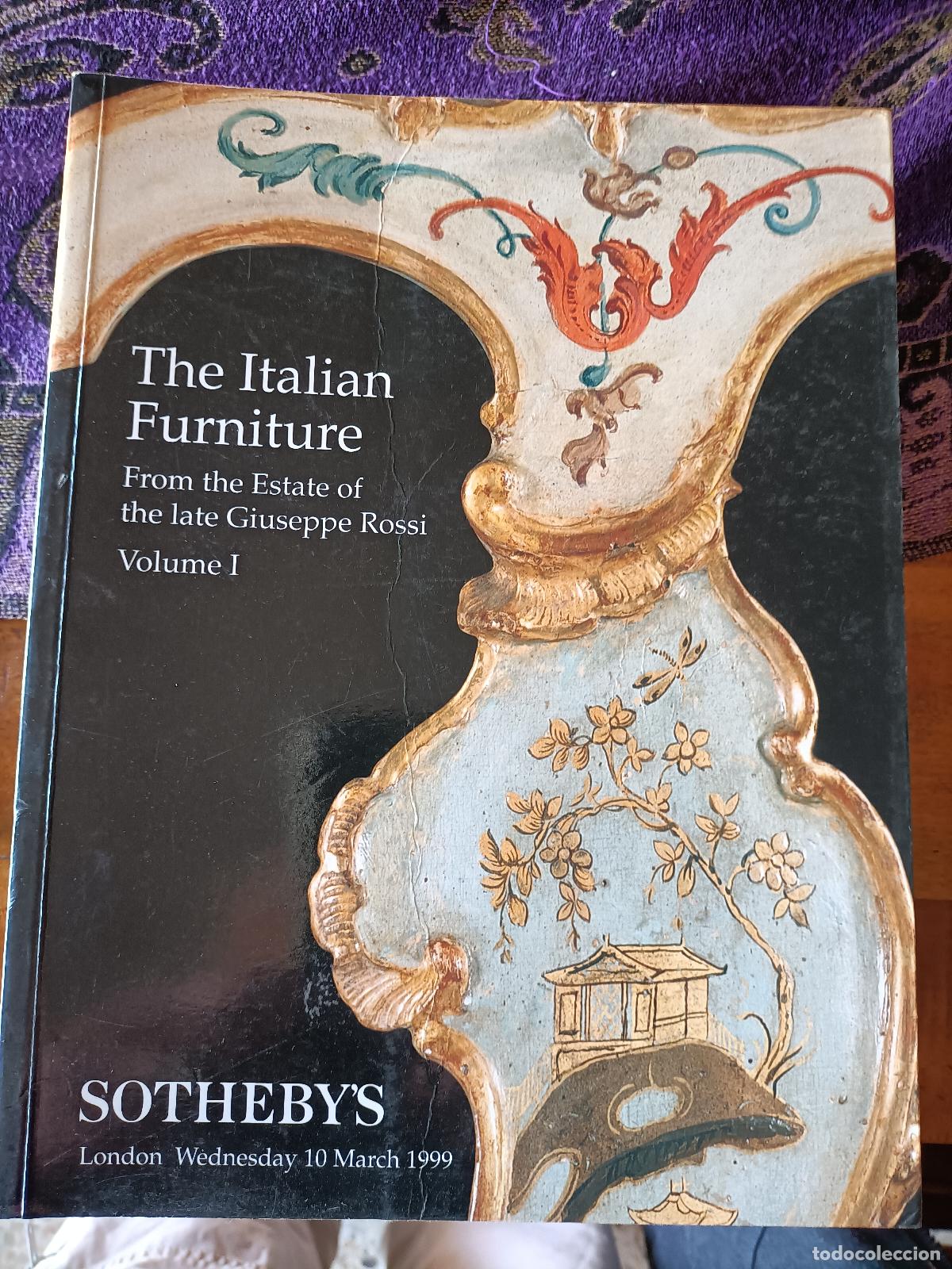 Arte: THE ITALIAN FURNITURE Sothebys CATALOGO 1999