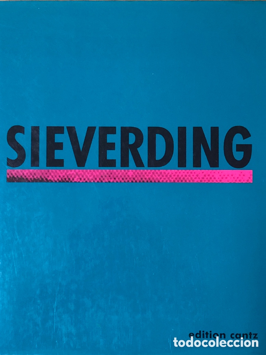 Arte: SIEVERDING. EDITION CANTZ. 1992 MUY RARO - Foto 1