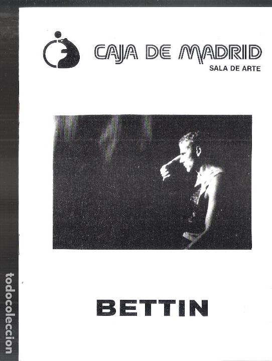 Arte: Angelo Bettin. Febrero 1986. Caja de Madrid, Zaragoza. 21X16 cm. S/P ( 8 pags).