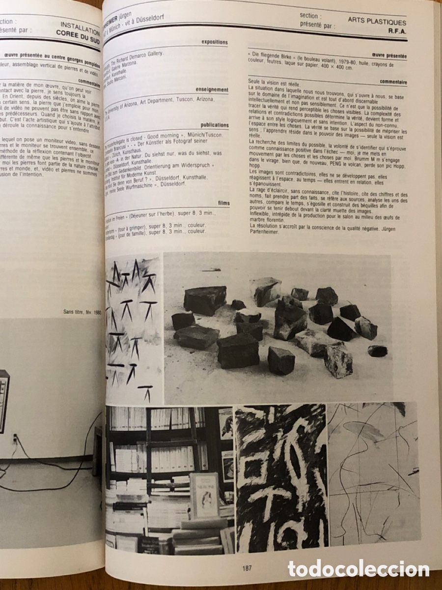 Arte: XI BIENNALE DE PAR&Iacute;S. 1980. - Foto 4
