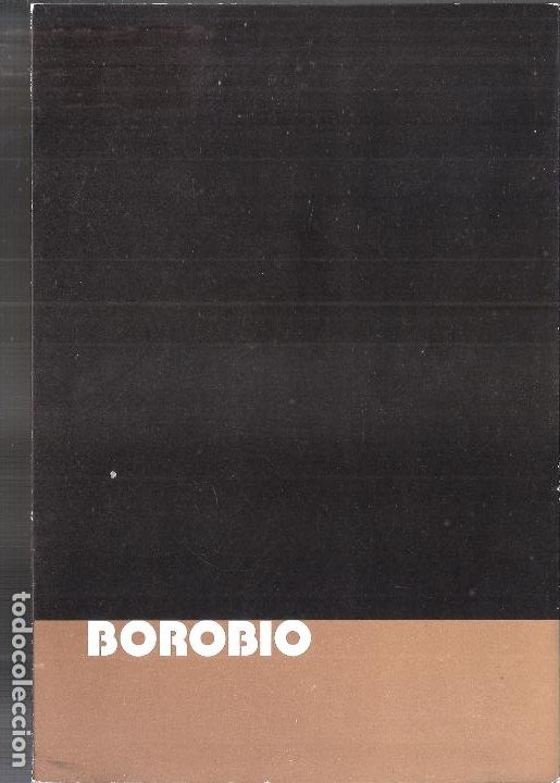 Arte: Borobio. Febrero 1977. Orfila, Galer&iacute;a de Arte, Madrid. Triptico. 22X15 cm.