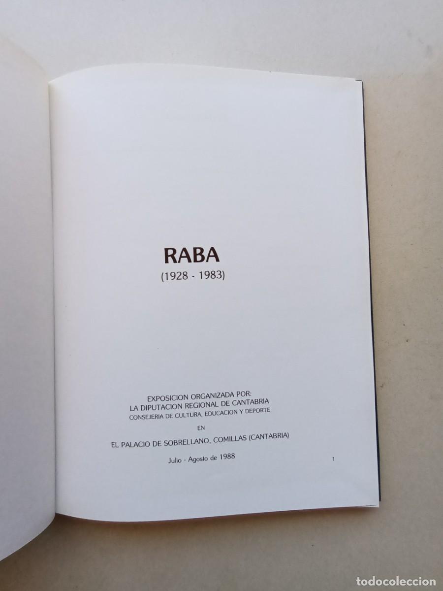 Arte: MANUEL G. RABA 1928-1983 - CAT&Aacute;LOGO EXPOSICI&Oacute;N - 1988 - Foto 2