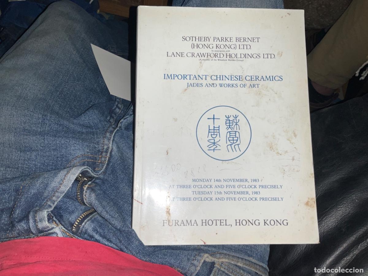 Arte: SOTHEBY'S chinese ceramics Important jades and works of art 1983 250 paginas