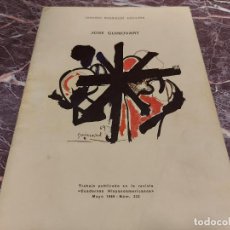 Arte: JOSE GUINOVART / CESAREO RODRIGUEZ AGUILERA / CUADERNOS HISPÁNICOS 233 / MAYO-1969