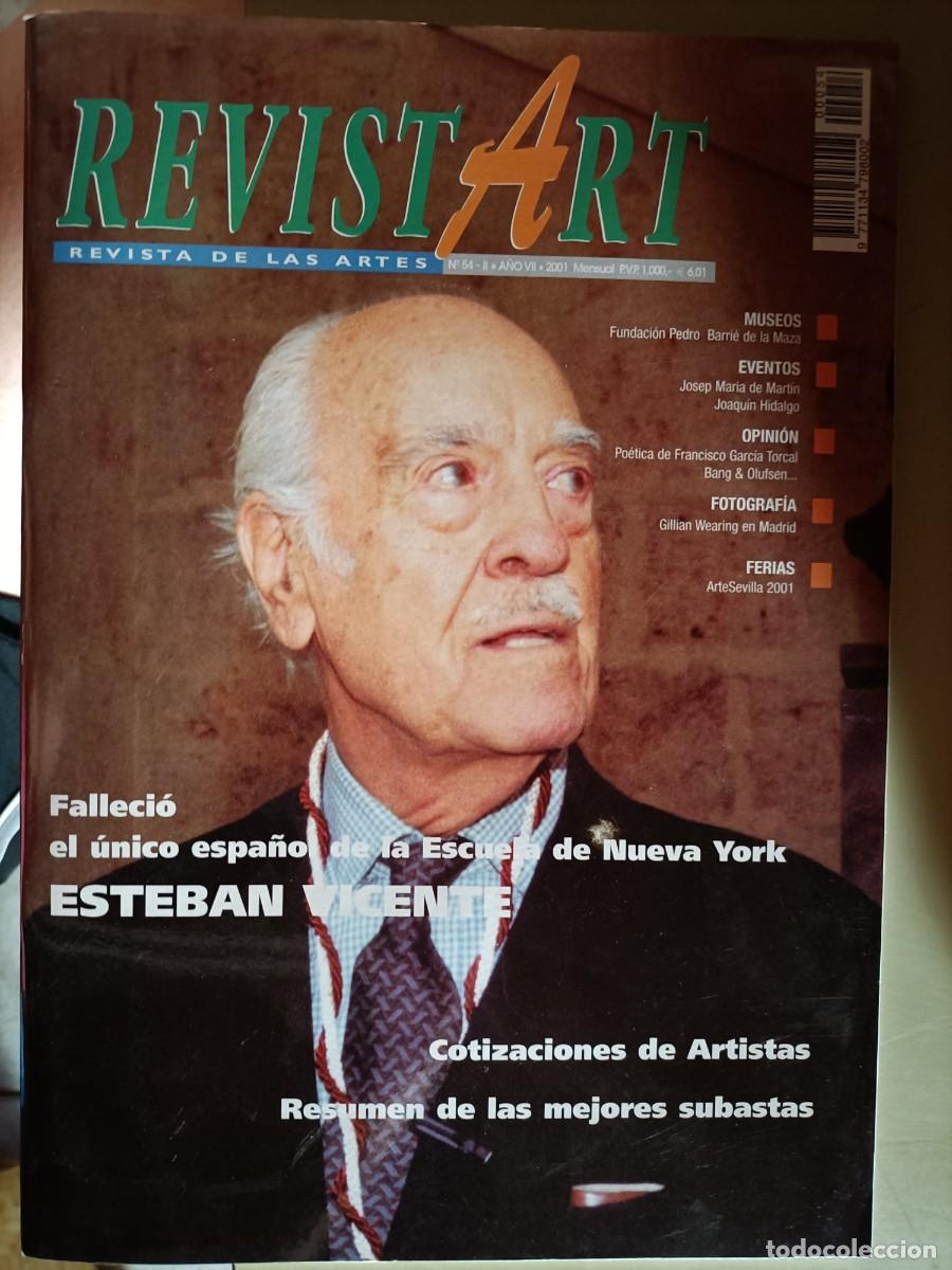 Arte: REVISTART - REVISTA DE LAS ARTES - N&ordm; 54 - A&Ntilde;O VII. ESTEBAN VICENTE