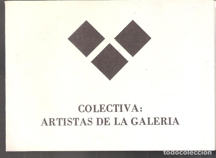 Art: Colectiva: Artistas de la galer&iacute;a. Julio 1974. Galer&iacute;a Kreisler Dos. Madrid. D&iacute;ptico. 16X12 cm.